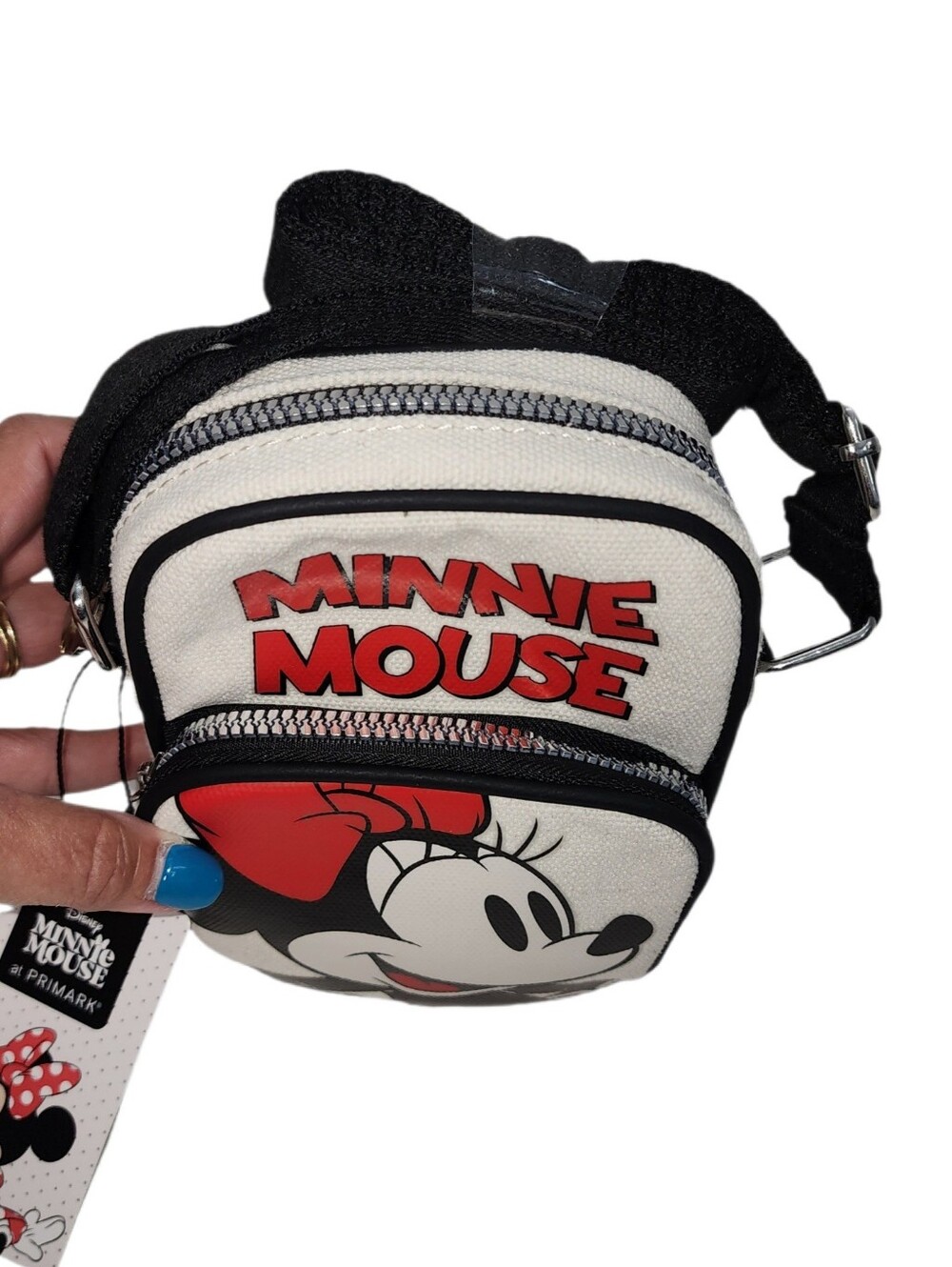 Disney x Primark Minnie Mouse Bag Bundle Satchell Crossbody Backpack Cosmetic - Picture 9 of 12